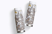Reusable Water Bottle mockup part 01, a Packaging Mockup by Ambo Ampeng (Thumbnail 3 of 11)