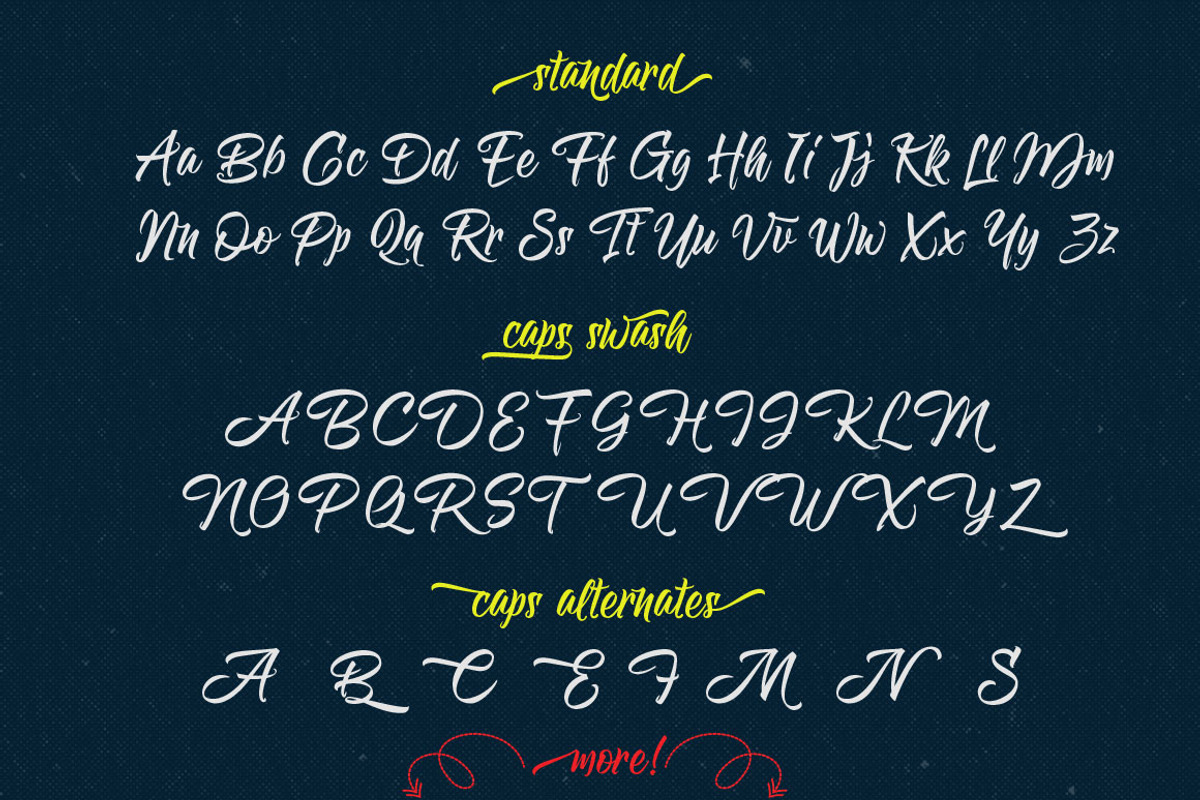 Kenzo Script + Swash preview 6
