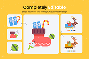 Animated Christmas Characters, a Duotone Icon by Prosymbols (Thumbnail 4 of 11)