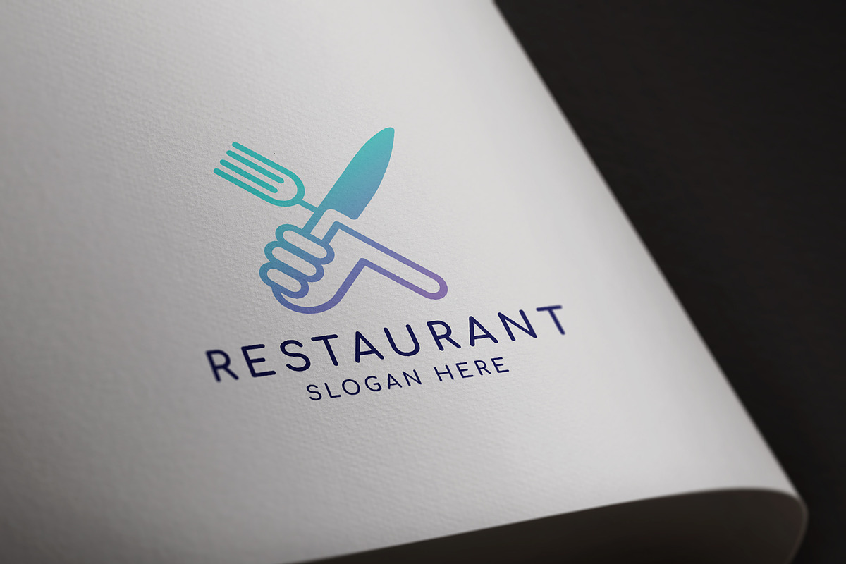 Modern Colorful Restaurant Logo, a Branding & Logo Template by HueNestify (Photo 3 of 3)