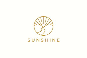 Sun Shine Sunshine Logo template, a Branding & Logo Template by yopie
