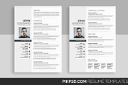Minimal Resume/ CV Set, a Resume Template by graphicforest (Thumbnail 1 of 7)