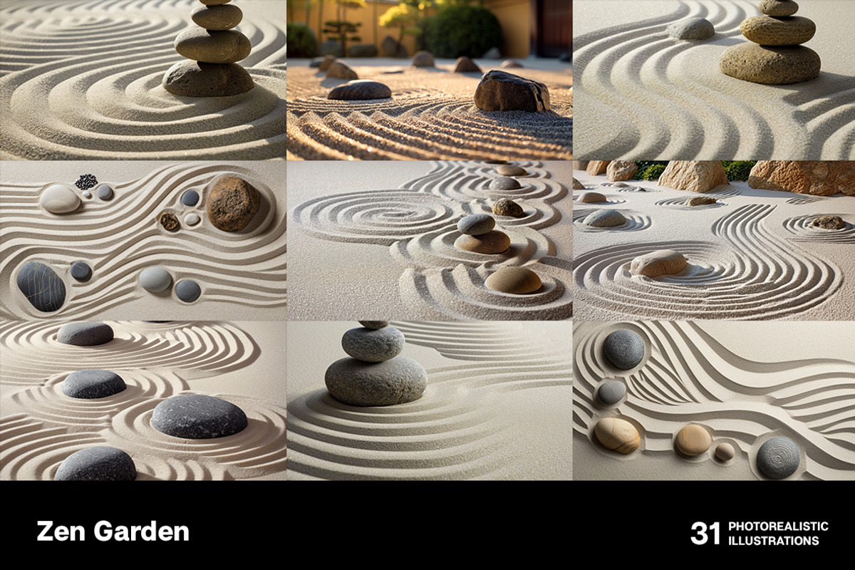 Zen Garden. 31 images, a Healthcare Illustration by Handmadefont (Photo 2 of 10)