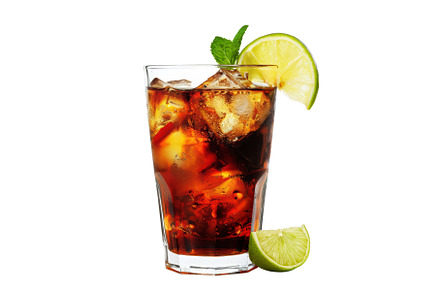 A Cuba Libre cocktail