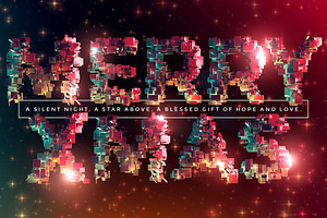 Merry Xmas – Fantastic 3D Type