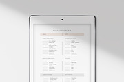 4 Page Budget Planner Template, a Marketing Template by roselindoco (Thumbnail 2 of 3)