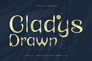 CS Gladys Drawn, a Sans Serif Font by Craft Supply Co. (Thumbnail 1 of 8)
