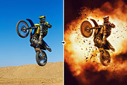 Explosion Effect Photoshop Action, an Action Add-On by Hubzway (Thumbnail 7 of 10)