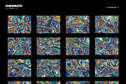 CHROMATIC - Liquid metal backgrounds, a Texture Graphic by RAWSTR (Thumbnail 7 of 9)