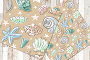 Vector seamless patterns, a Pattern Graphic by Melniklenart (Thumbnail 8 of 10)