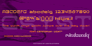 Crystopian™, a Sans Serif Font by MINDCANDY (Thumbnail 1 of 3)