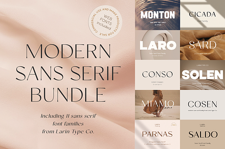 Sans Serif Bundle, a Sans Serif Font by Larin Type Co.