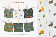 Autumn in the forest. Art set, an Animal Illustration by Shusha Guna Art (Thumbnail 7 of 12)