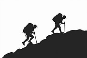Adventure Trekking Vector Pack, an Illustration by musafir_fashion (Thumbnail 4 of 21)