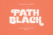 Path Black Typeface - 50% OFF, a Font by giemons™ (Thumbnail 1 of 5)