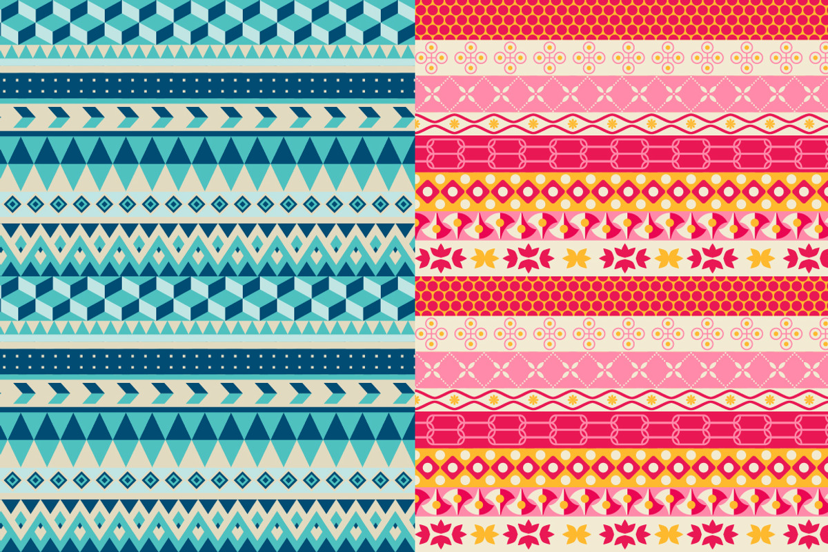 10 geometric patterns, a Pattern Graphic by Pattern wizard