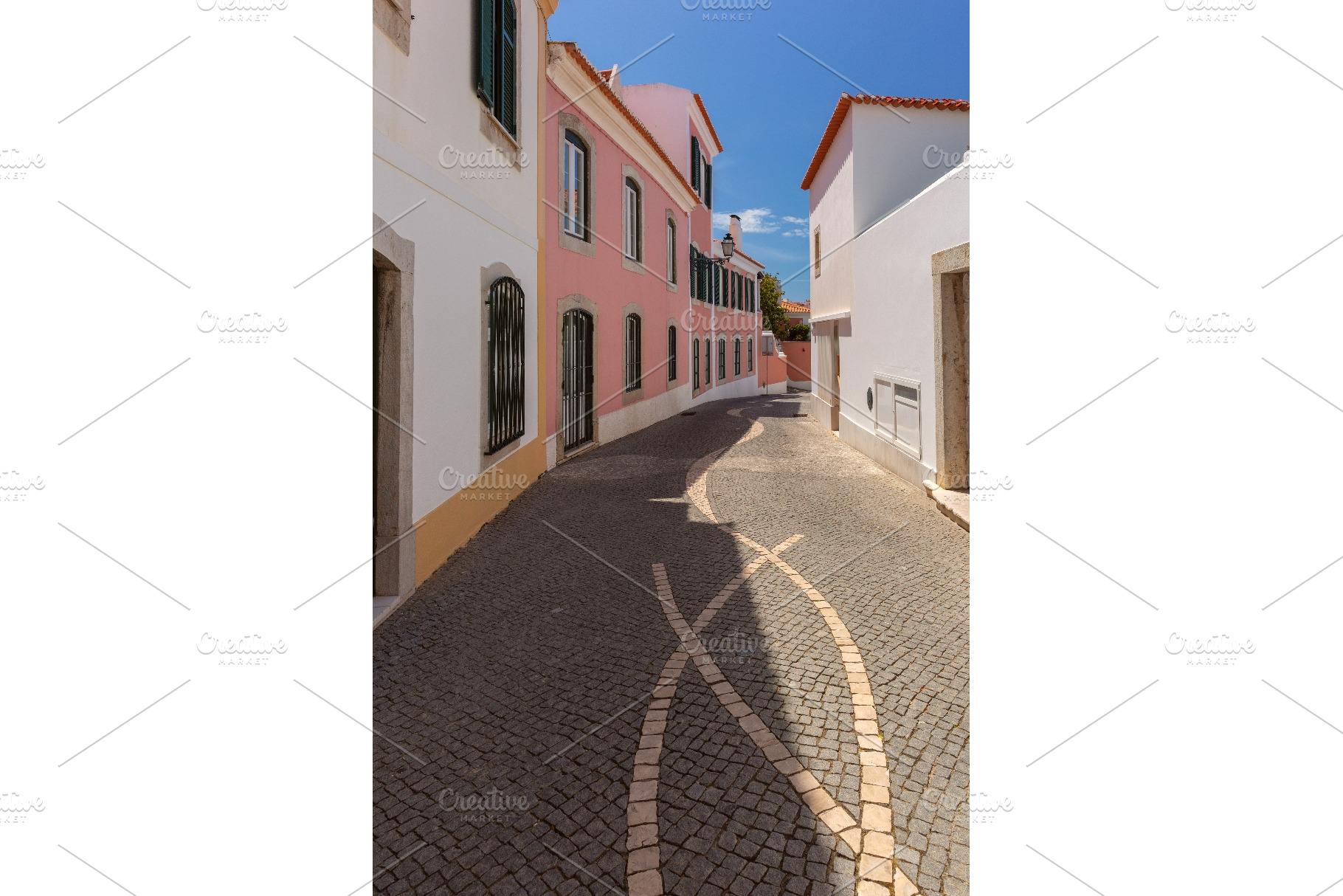 Narrow Street with Traditional, an Architecture Photo by kavalenkava