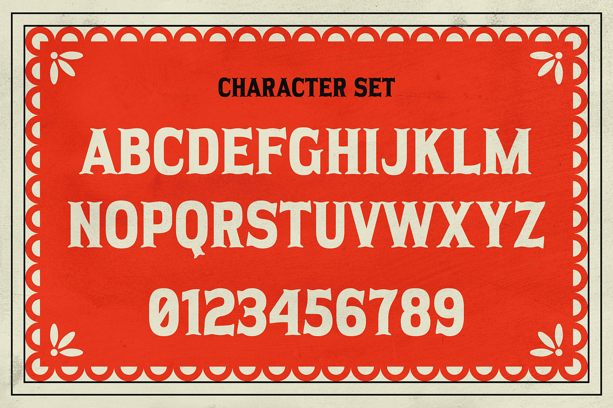 Gastermos – Mexican Tuscan Serif, a Serif Font by Drizy (Photo 3 of 10)