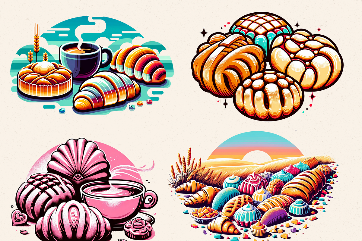 PAN DULCE CLIPART PACK, an Object Graphic by Daring Digies (Photo 2 of 7)