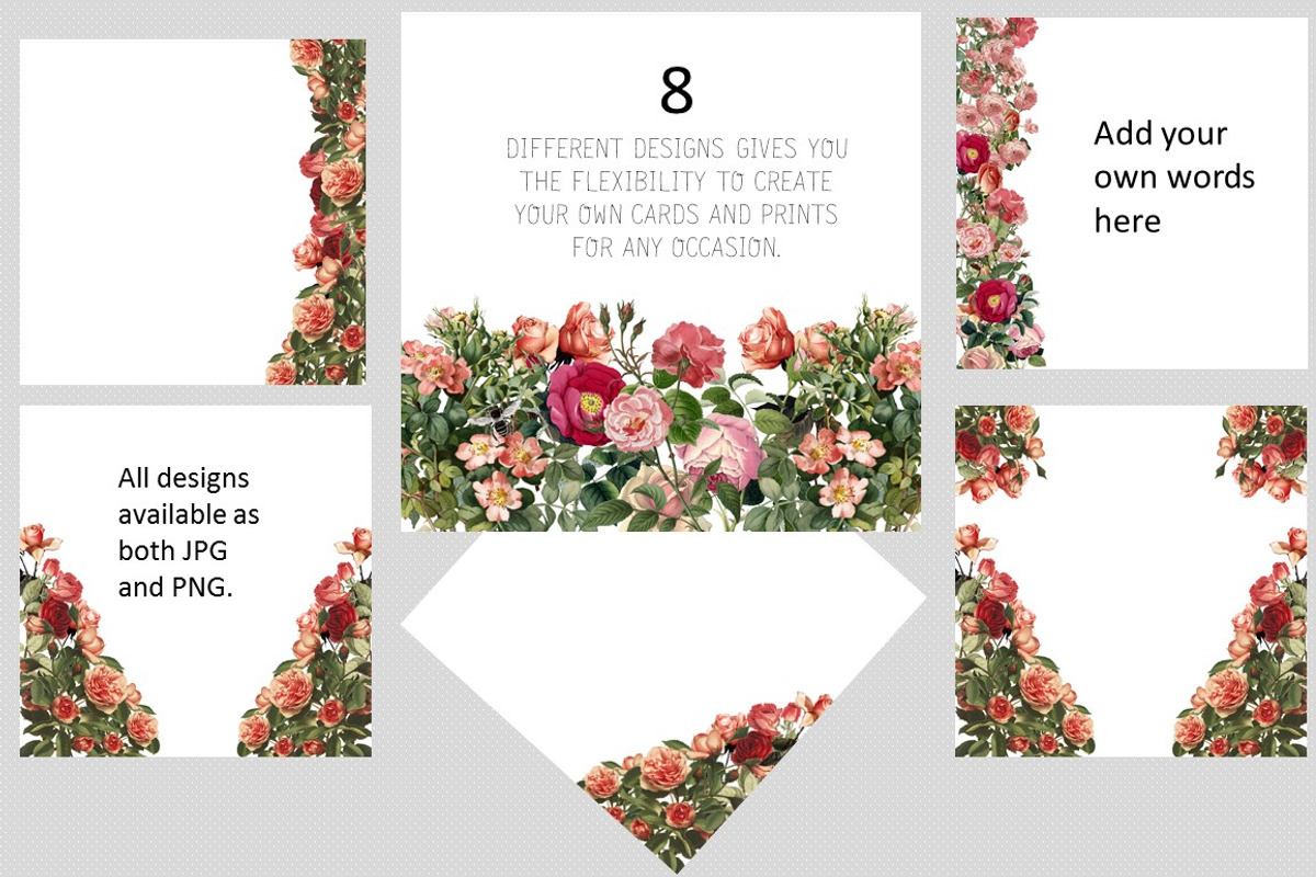 Rose Garden, an Invitation Template by Ginger Duck Graphics (Photo 4 of 6)