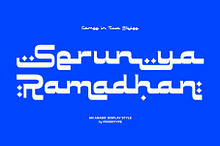 Serunya Ramadhan - Arabic Style Font