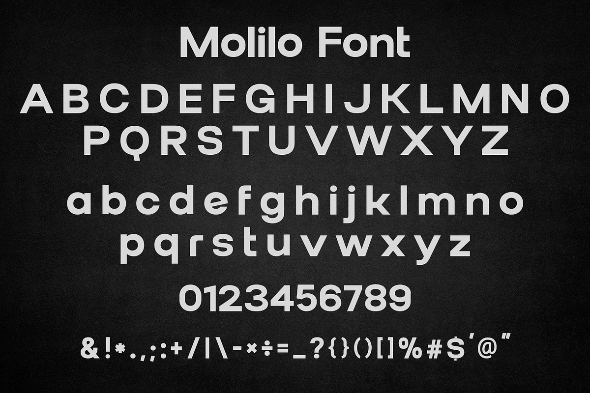 MOLILO - Wide Urban Fashion Typeface, a Sans Serif Font by OWPictures (Photo 10 of 10)