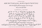 Meadowgrove Calligraphy Font, a Handwritten Font by Beck McCormick (Thumbnail 10 of 10)
