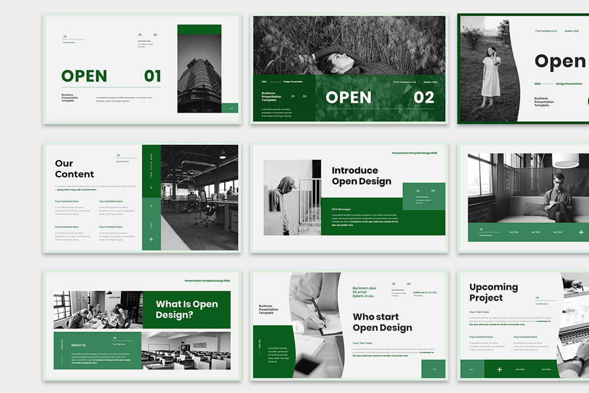 Open - Power Point & Google Slide, a Presentation Template by Raseuki (Photo 2 of 5)