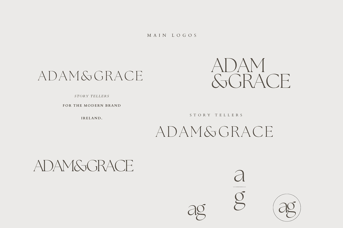 Editable Canva Logo Templates, a Branding & Logo Template by Adam and Grace (Photo 1 of 26)