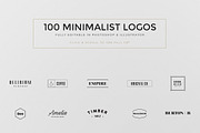 100 Minimal Logos + BONUS, a Branding & Logo Template by Graphicdome (Thumbnail 4 of 11)