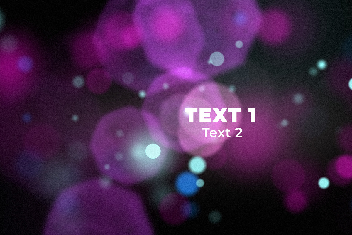 Elegant Bokeh Lights Title AEP, a Templates & Theme by Josep Motion (Photo 1 of 2)