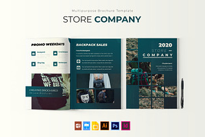 Store Company Brochure Template