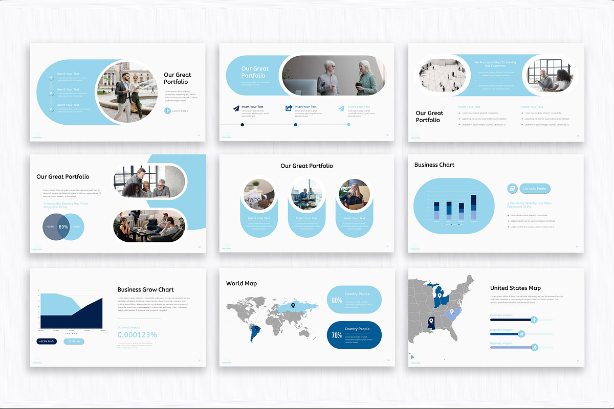 Minimal Blue Business Presentation