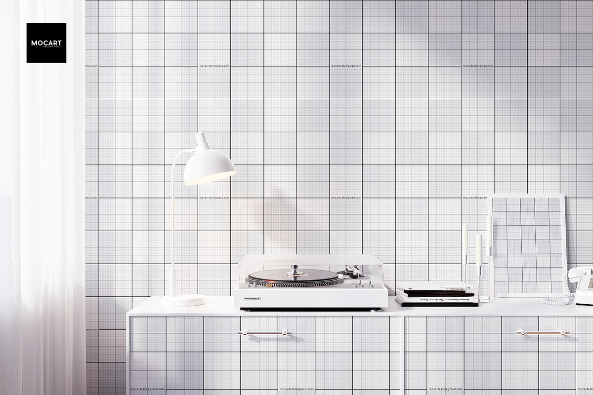 Interior Wallpaper Mockup Set v.2, a Household Mockup by Mocart (Photo 9 of 11)