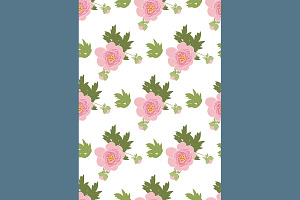 113 Floral Peony