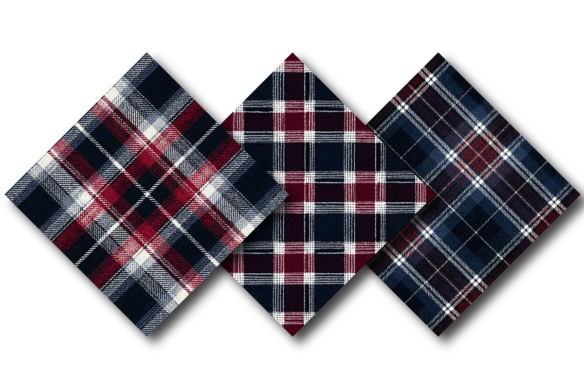 Patriotic Tartan Plaid, a Texture Illustration by DreamPrint404 (Photo 3 of 4)