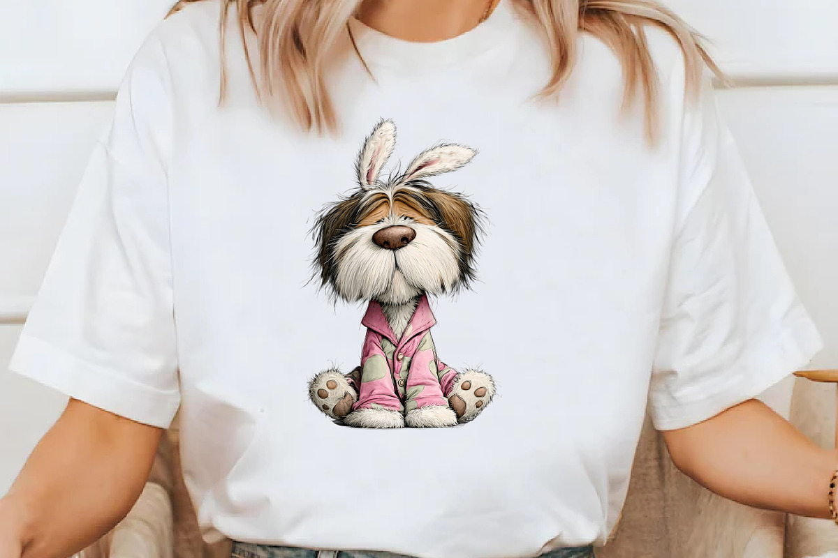 Whimsical Easter Dogs clipart, an Illustration by Designworld (Photo 7 of 10)