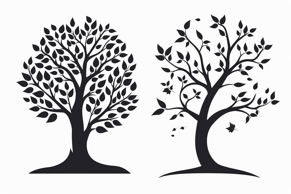 Tree of Life Silhouette Bundle, an Illustration by Designs_River (Photo 4 of 9)