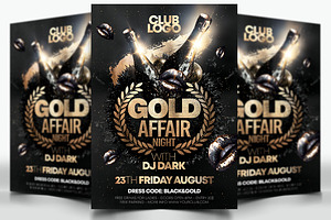 Gold Affair Night Flyer