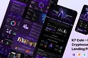 K7coin Cryptocurrency HTML Template, a HTML Template by Codeflicks (Thumbnail 2 of 2)