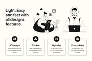 Freelance Vector Illustration Set, an Object Graphic by Brickclay (Thumbnail 2 of 10)