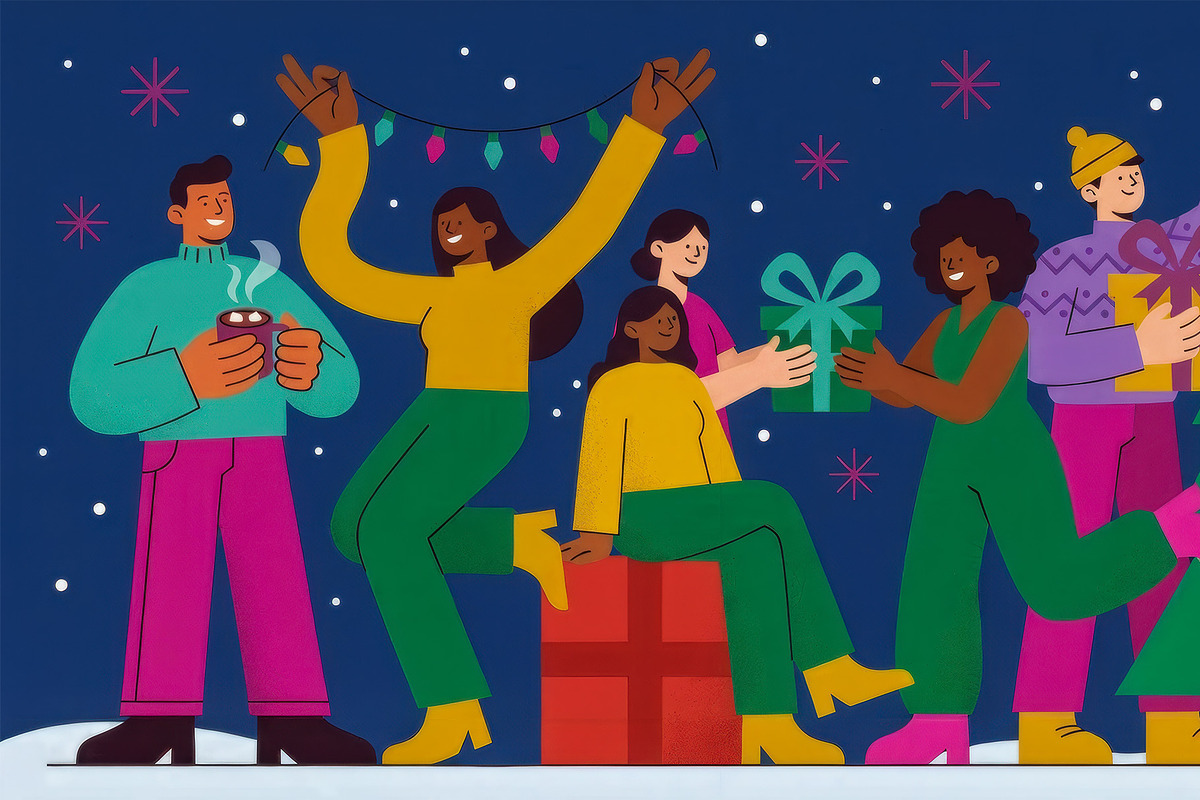 Winter Holiday, a Seasonal Illustration by StockVerse Creative (Photo 2 of 4)