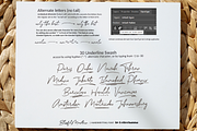 Blissful Mountain, a Handwritten Font by Letterhanna Studio (Thumbnail 4 of 13)