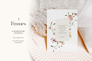 Subtle delicate peach & pink flowers, a Decorative Illustration by Grace Noboa Illustrations (Thumbnail 4 of 10)