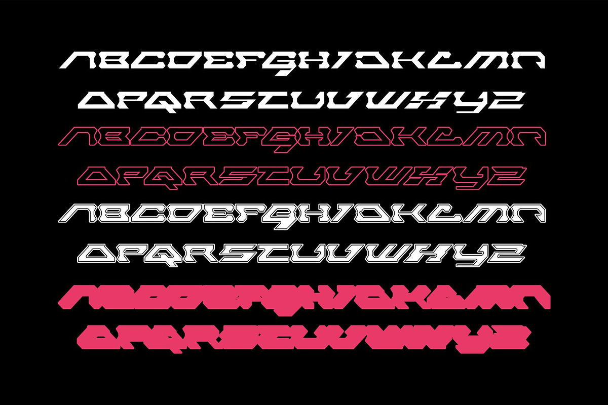 Warriors Font | Bold Y2k Font, a Sans Serif Font by WhymoreArt (Photo 10 of 10)