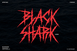 Blackshark typeface