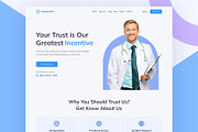 Medical Healthcare Website Header, a Landing Page Template by salahuddinuix (Thumbnail 2 of 2)