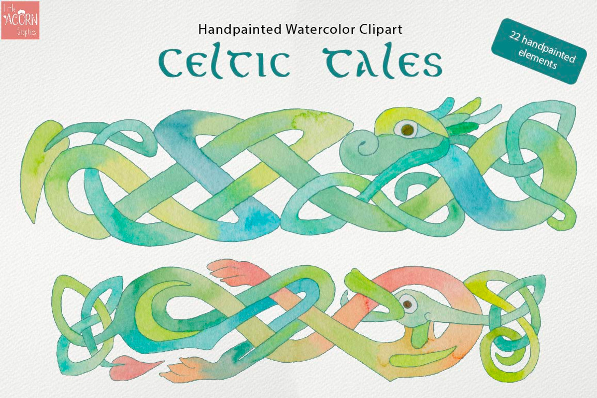 Watercolor Clipart St Patricks Day, an Illustration by LittleAcornGraphics (Photo 4 of 5)