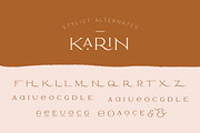 Elegant Karin - Stylish Typeface, a Serif Font by Kaligra.co (Thumbnail 26 of 28)