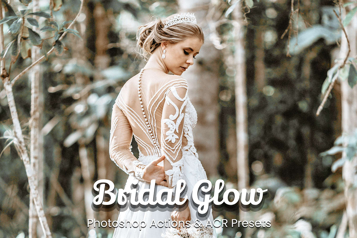 30 Bridal Glow Photoshop Actions, an Action Add-On by 3Motional (Photo 1 of 11)